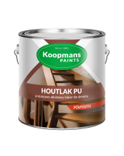 HOUTLAK PU KOOPMANS lakier do drewna POŁPOŁYSK 2,5l