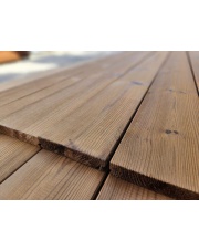 Deska tarasowa termososna 26x140mm kl. AB szczotkowana