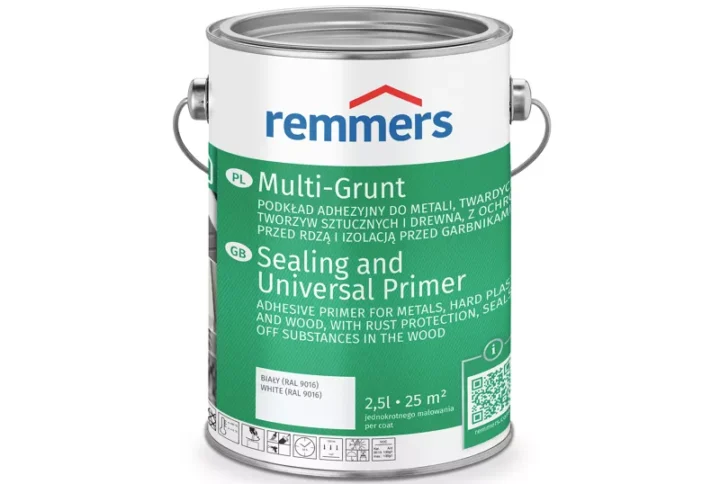 Grunt uniwersalny do drewna, metalu i PCV Remmers