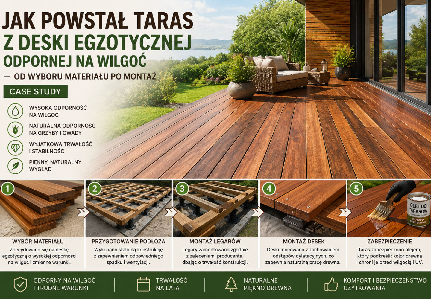egzotyczny taras