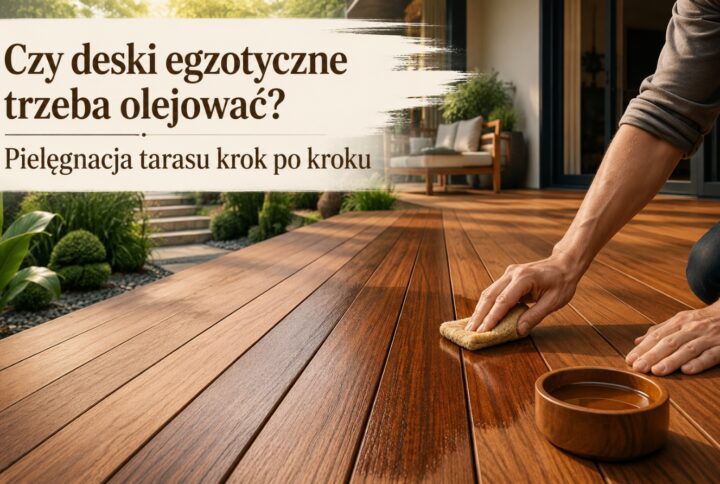 Czy deski egzotyczne trzeba olejować? Pielęgnacja tarasu krok po kroku