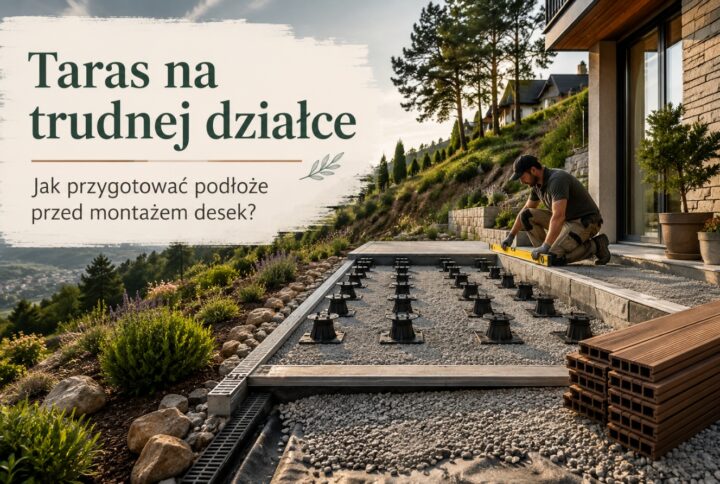 Taras na trudnej działce – jak przygotować podłoże przed montażem desek?