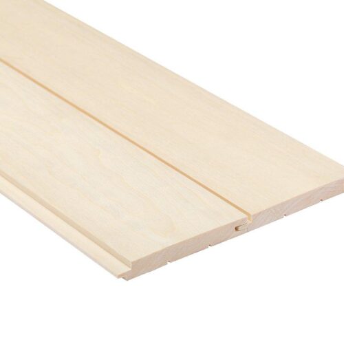 Deska do sauny Thermo Osika Biała STS4 15x120 mm Klasa A