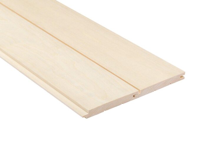 Deska do sauny Thermo Osika Biała STS4 15x120 mm Klasa A